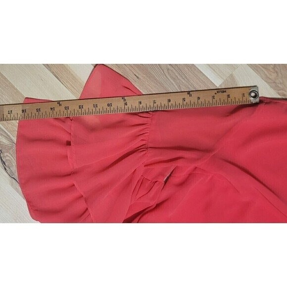 CeCe from Nordstrom Mini Dress w/ Sheer Ruffled Sleeve - Size 4 - Picture 12 of 12